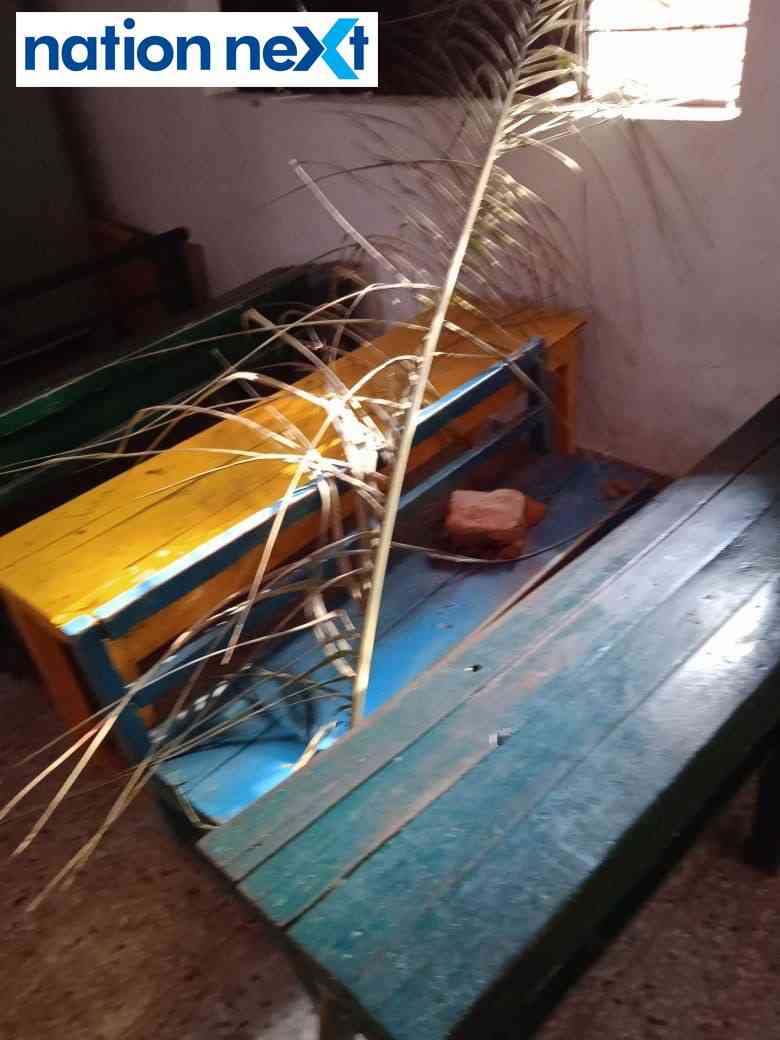 Images of vandalised property at Bishop Cotton School in Nagpur
